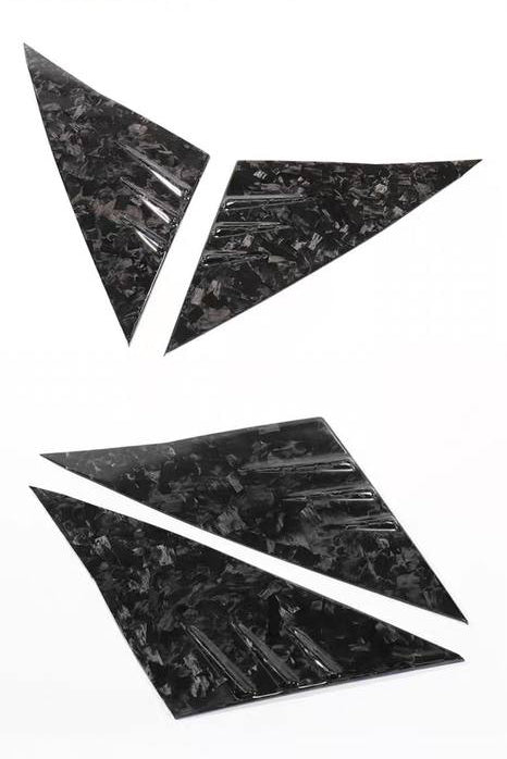 DynaCarbon™ 2 PCS Carbon Fiber A Pillar Trim Kit for Tesla Model 3 2017-2023