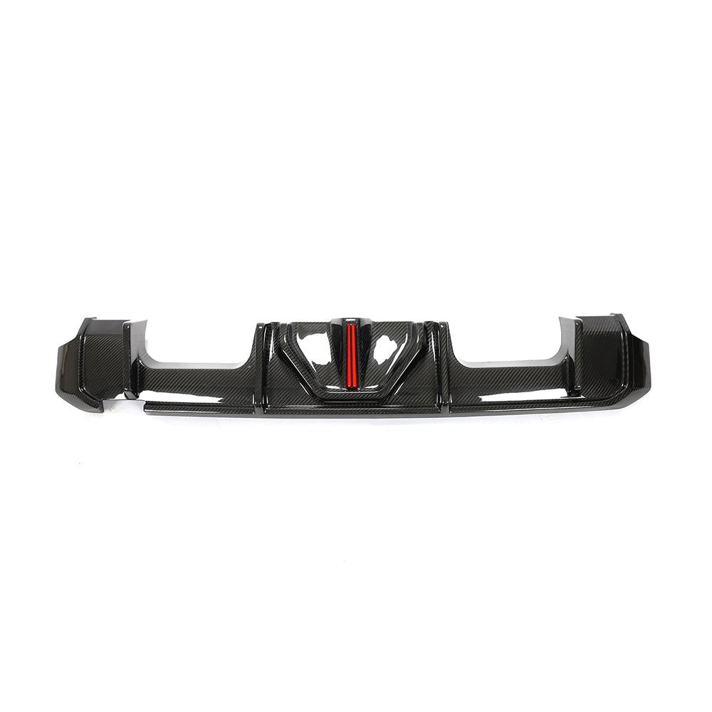 DynaCarbon™️ Carbon Rear Diffuser with LED for BMW G80 G82 M3 M4 2021-2026
