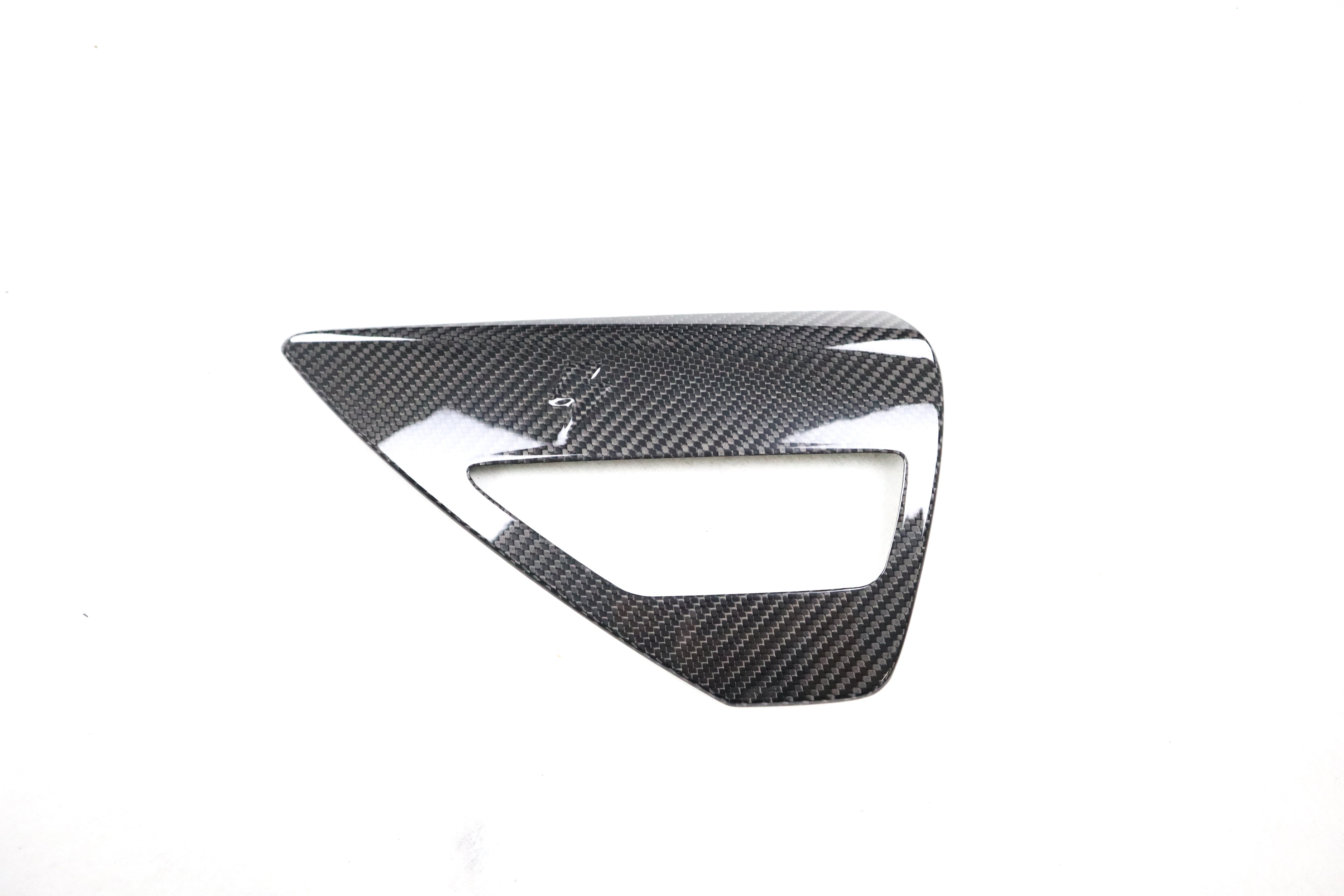 DynaCarbon™ Hard Carbon Fiber Charger Port Trim for Tesla Model 3/Y 2017-2023