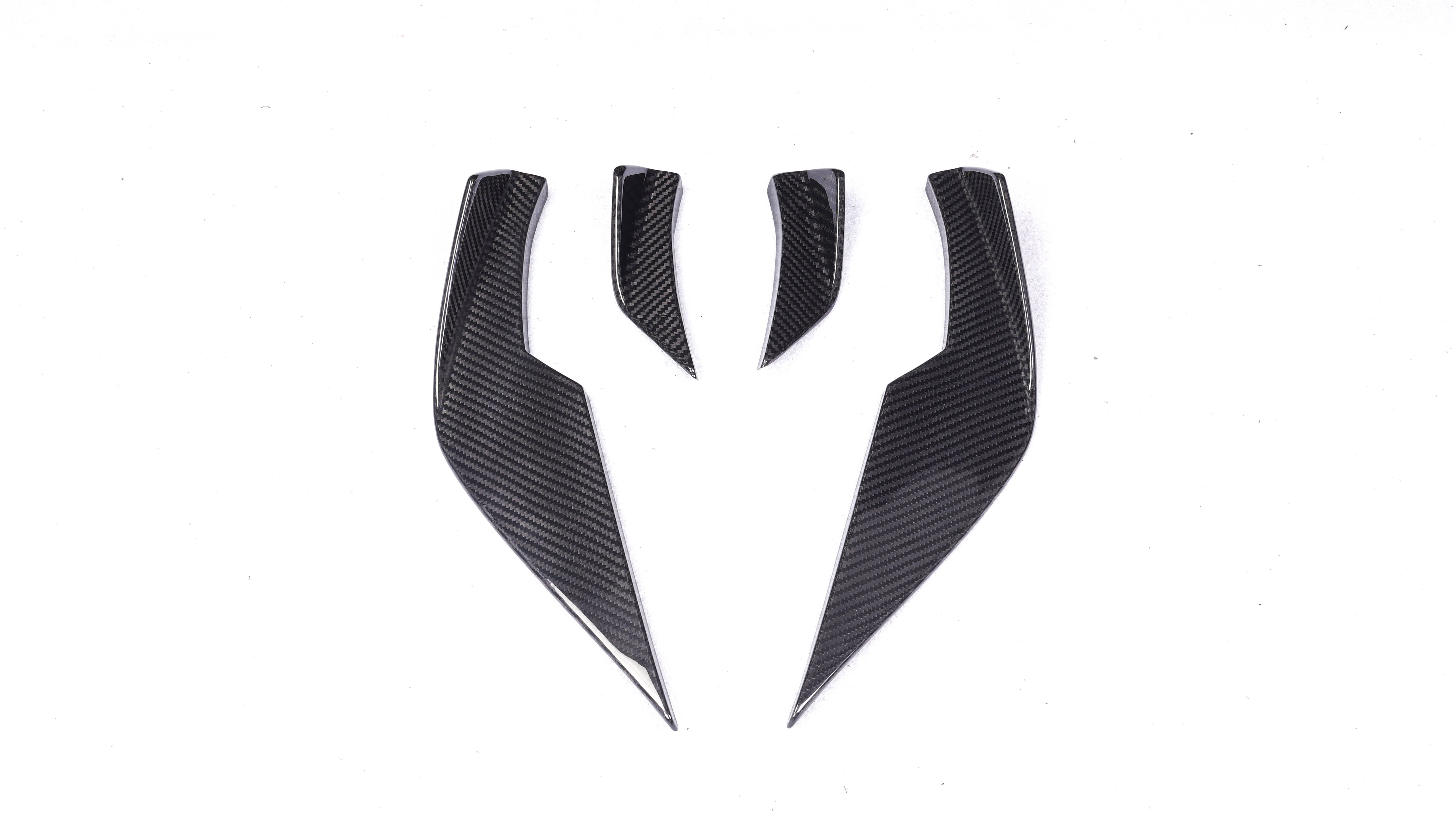 DynaCarbon™️ Carbon VS Type Front Bumper Canards for BMW G80 G82 G83 M3 M4 2021-2026