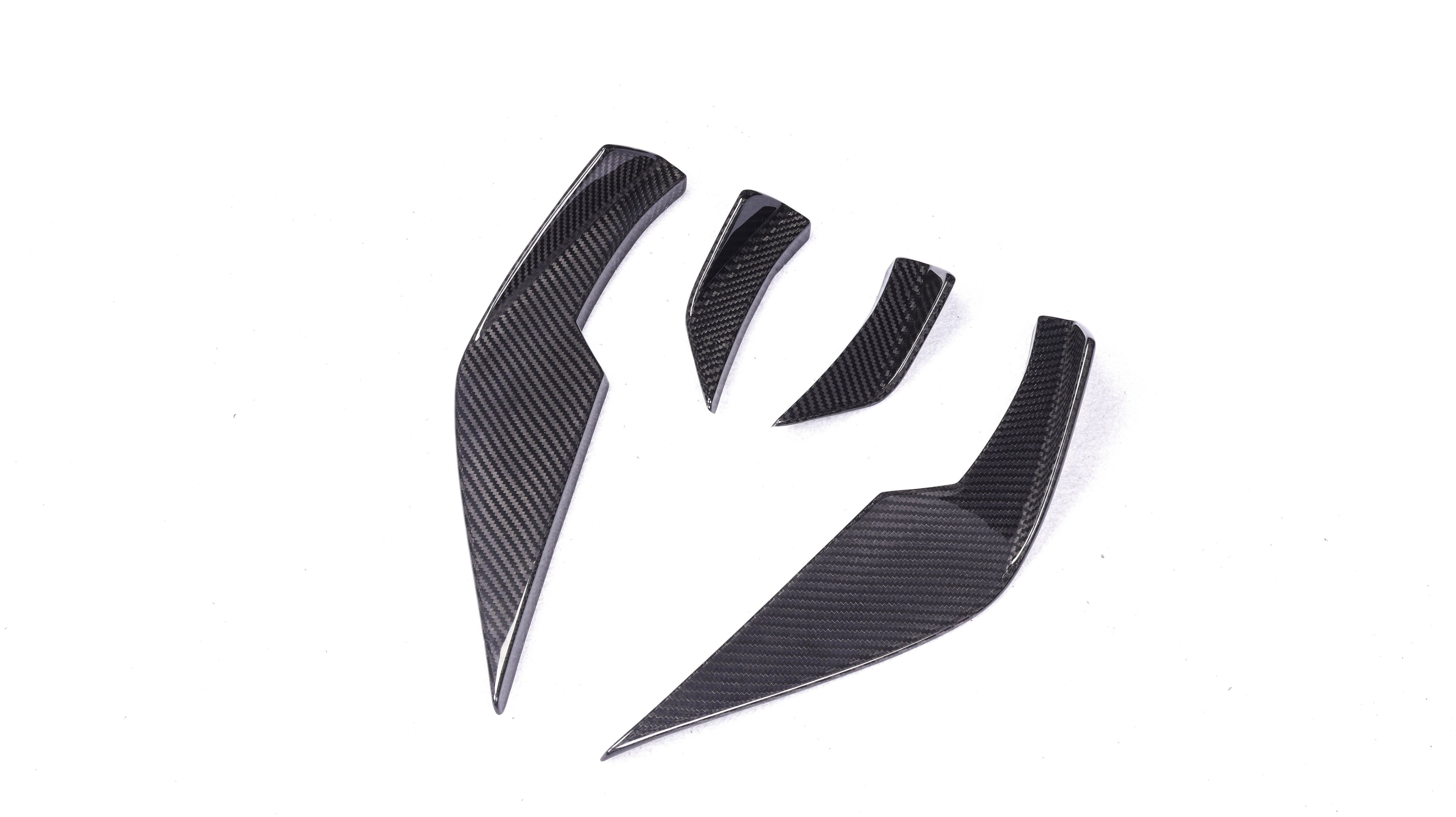 DynaCarbon™️ Carbon VS Type Front Bumper Canards for BMW G80 G82 G83 M3 M4 2021-2026