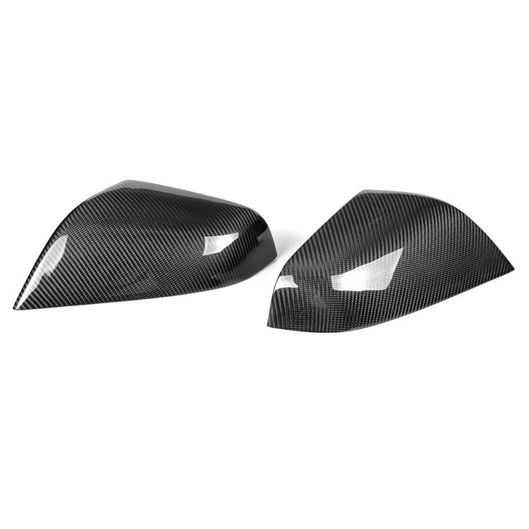 DynaCarbon™ 2 PCS Hard Carbon Fiber Side Mirror Trim Kit for Tesla Model S 2012-2020