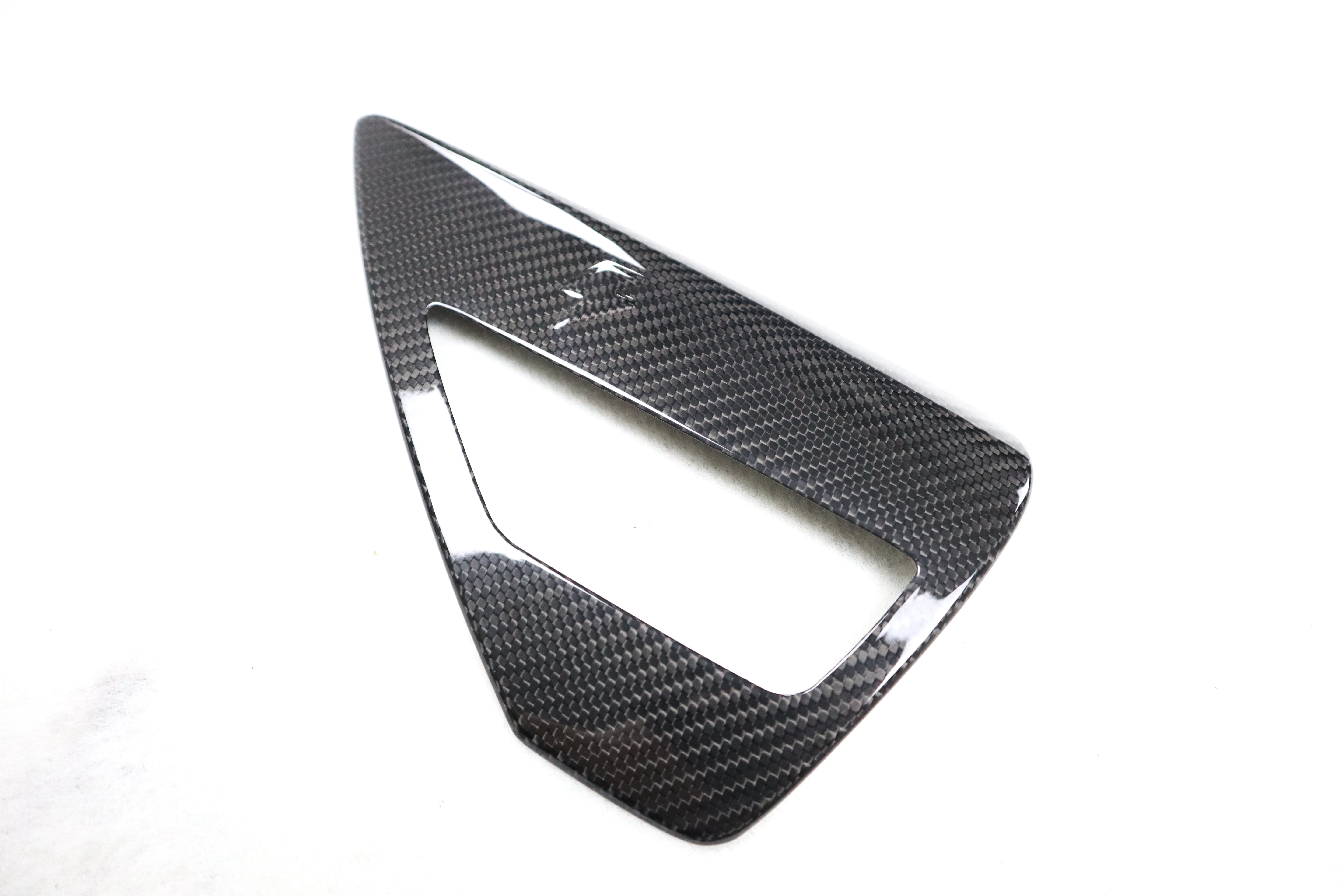DynaCarbon™ Hard Carbon Fiber Charger Port Trim for Tesla Model 3/Y 2017-2023