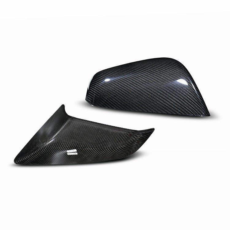 DynaCarbon™ 2 PCS Hard Carbon Fiber Side Mirror Trim Kit for Tesla Model Y 2017-2023