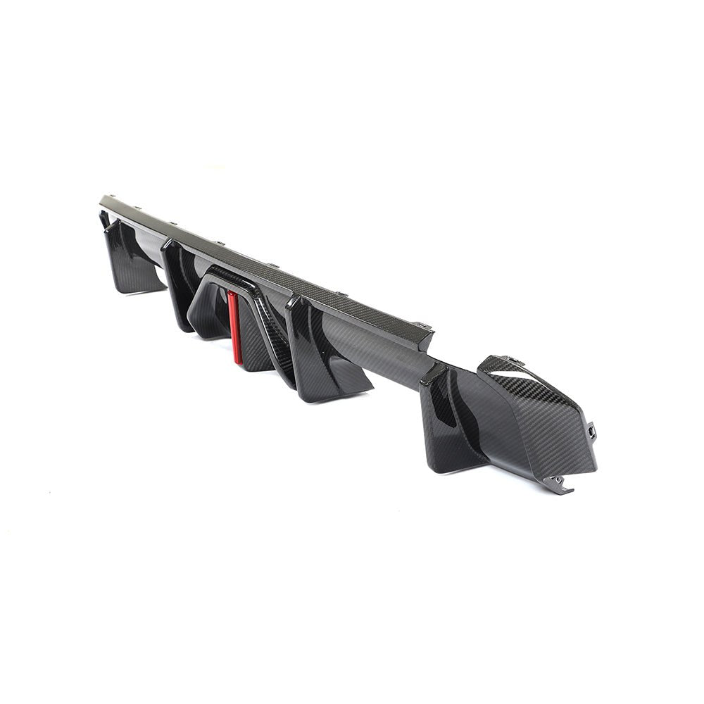 DynaCarbon™️ Carbon Rear Diffuser with LED for BMW G80 G82 M3 M4 2021-2026