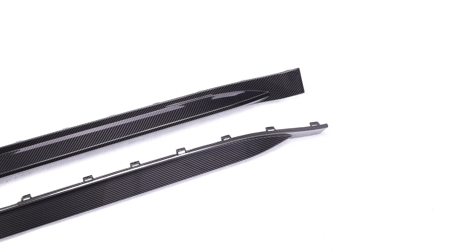 DynaCarbon™️ Carbon OEM Type Side Skirts for BMW G80 M3 2021-2026