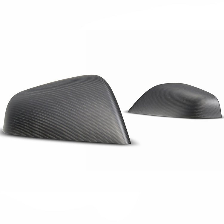 DynaCarbon™ 2 PCS Hard Carbon Fiber Side Mirror Trim Kit for Tesla Model 3 2017-2023