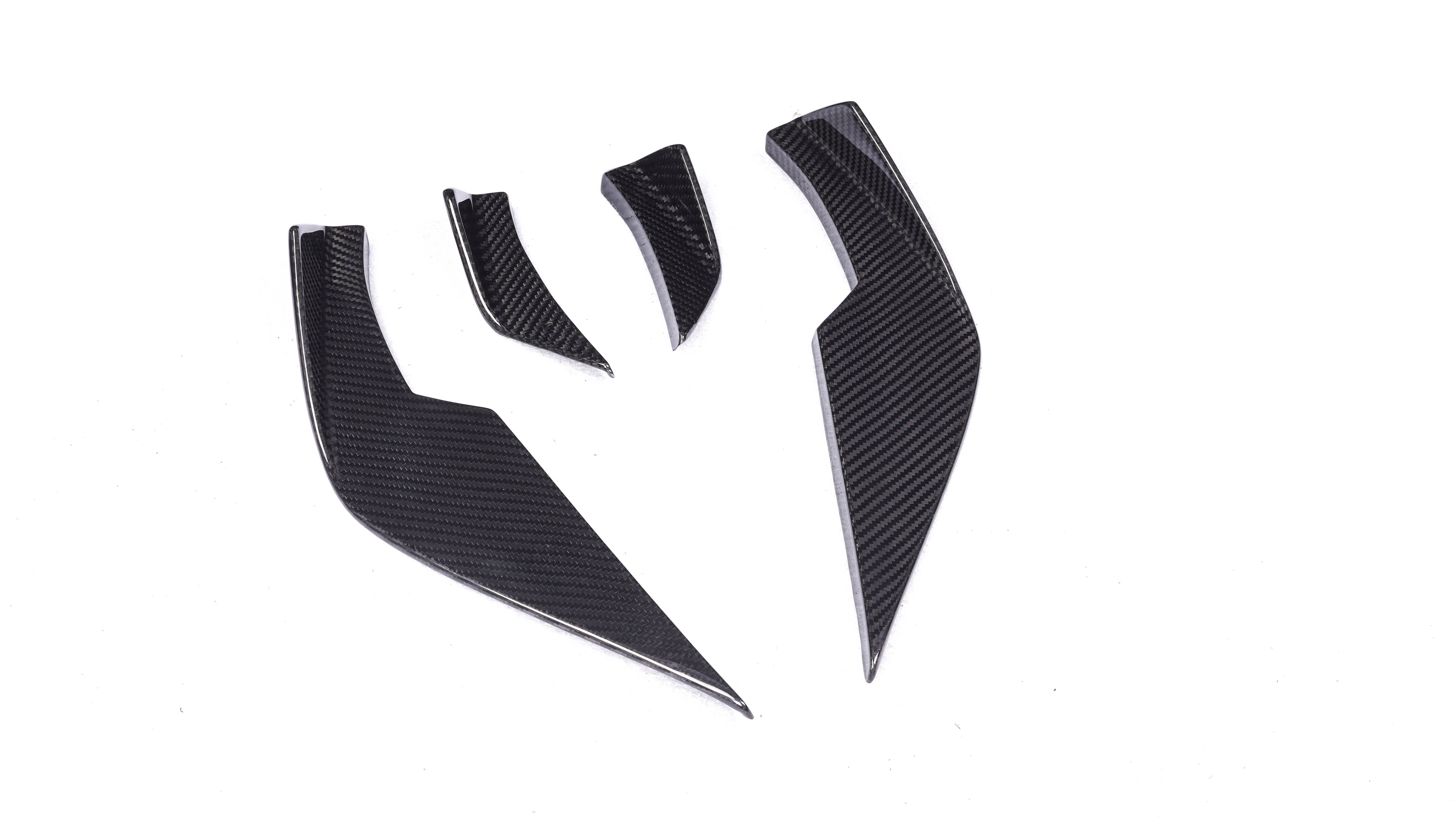 DynaCarbon™️ Carbon VS Type Front Bumper Canards for BMW G80 G82 G83 M3 M4 2021-2026