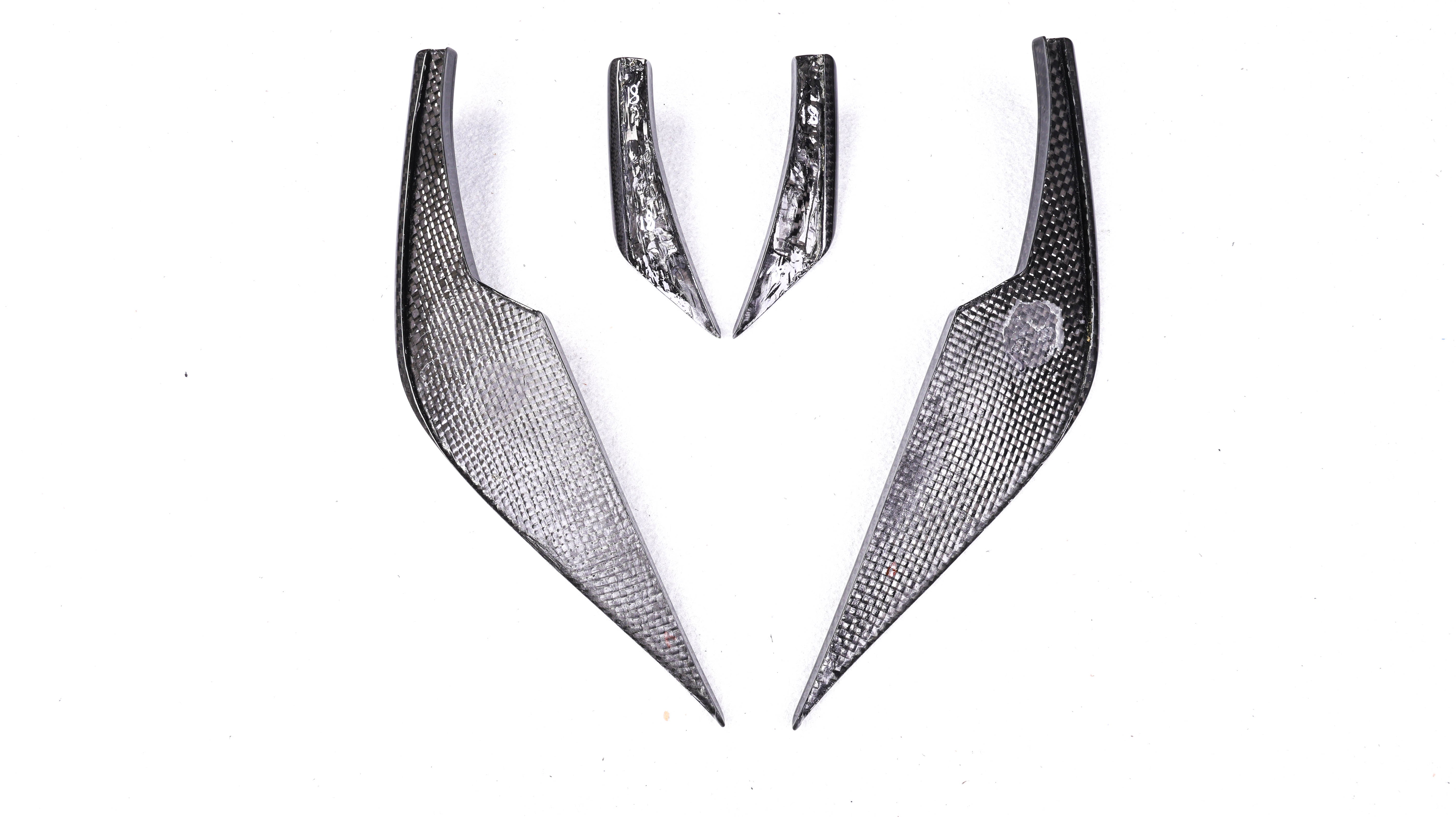 DynaCarbon™️ Carbon VS Type Front Bumper Canards for BMW G80 G82 G83 M3 M4 2021-2026