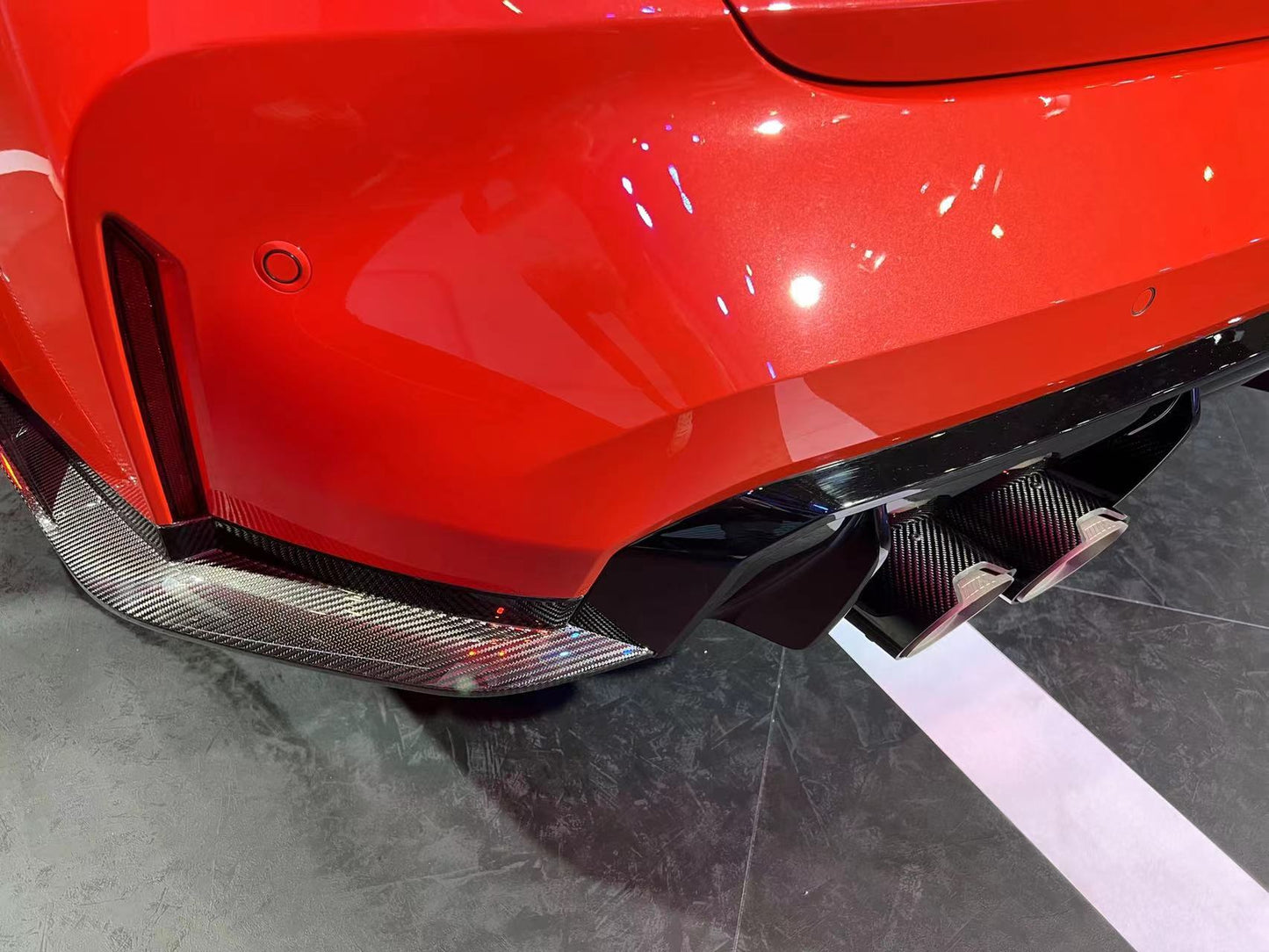 DynaCarbon™️ Carbon Exhaust Tips for BMW G80 G82 G83 M3 M4 2021-2026