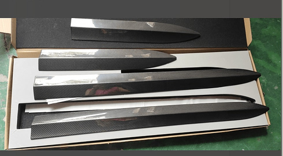 DynaCarbon™️ 4PCS Carbon Door Side Trims for Tesla Model 3 2017-2019