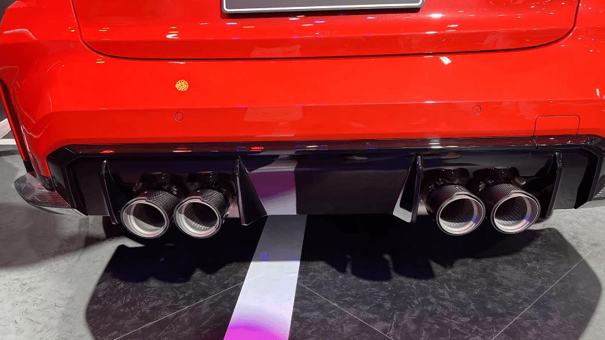 DynaCarbon™️ Carbon Exhaust Tips for BMW G80 G82 G83 M3 M4 2021-2026
