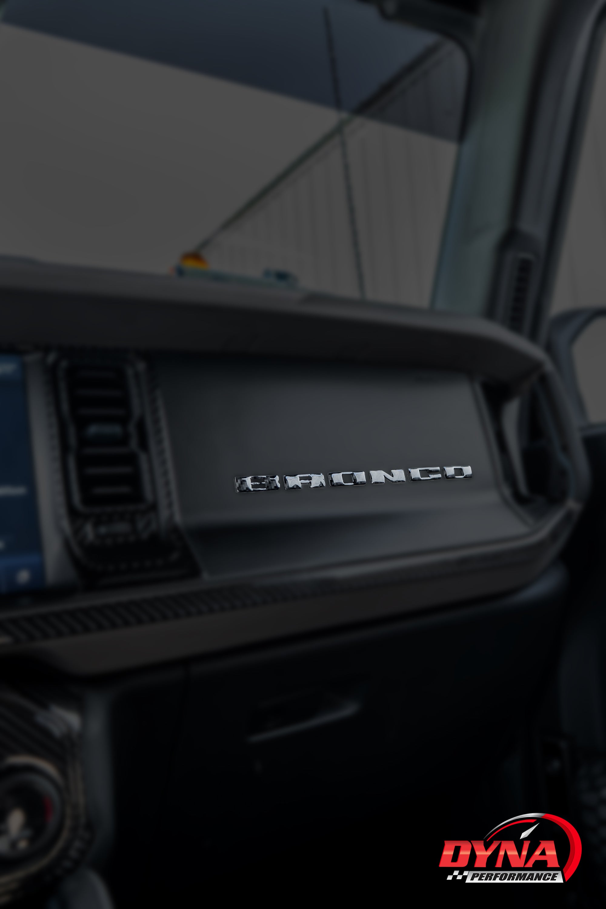 DynaCarbon™️ Carbon Fiber Dash Letters for Ford Bronco 2021-2024