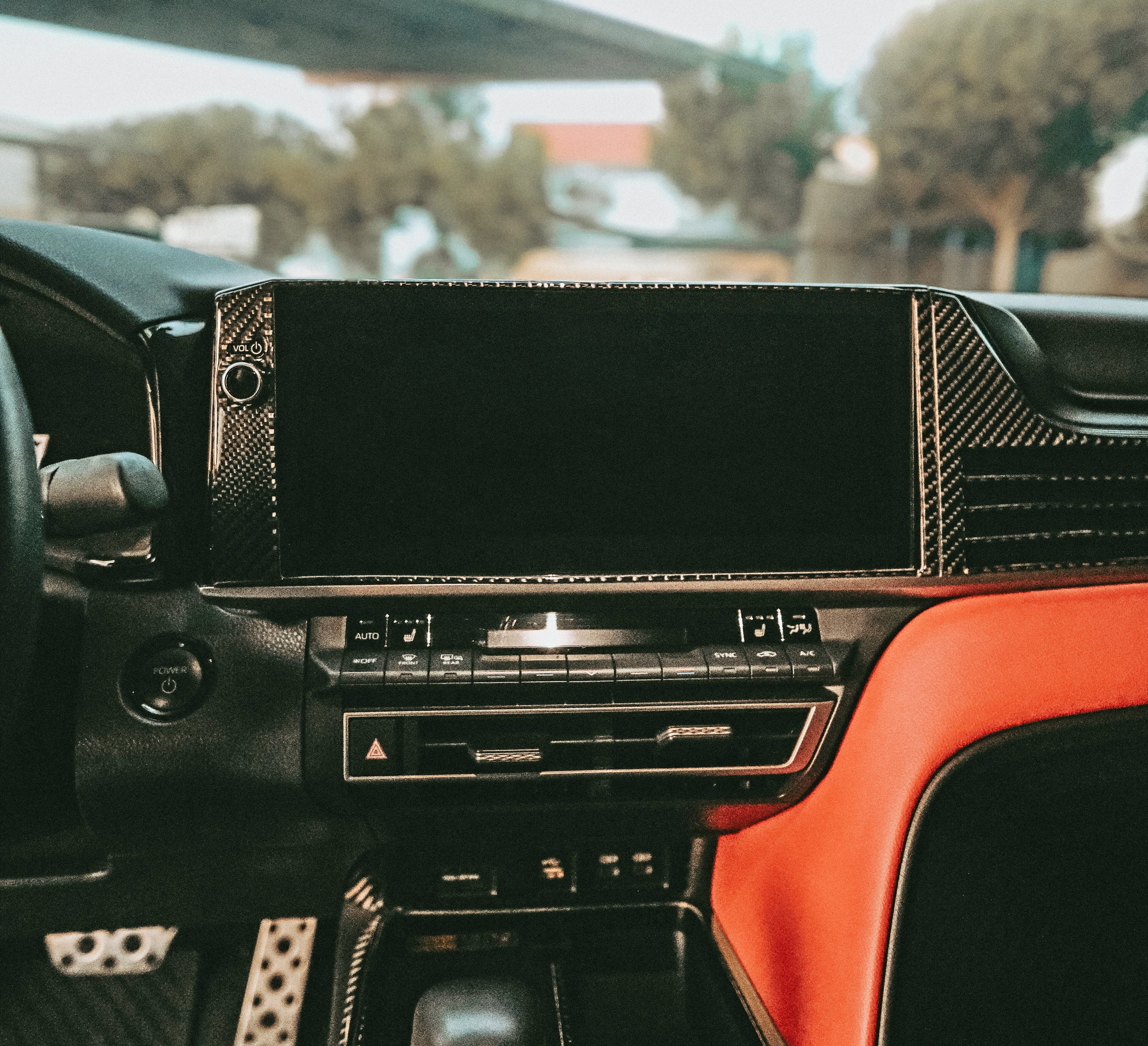 DynaCarbon™️ Carbon Fiber Infotainment Screen Trim Toyota Camry 2025-UP