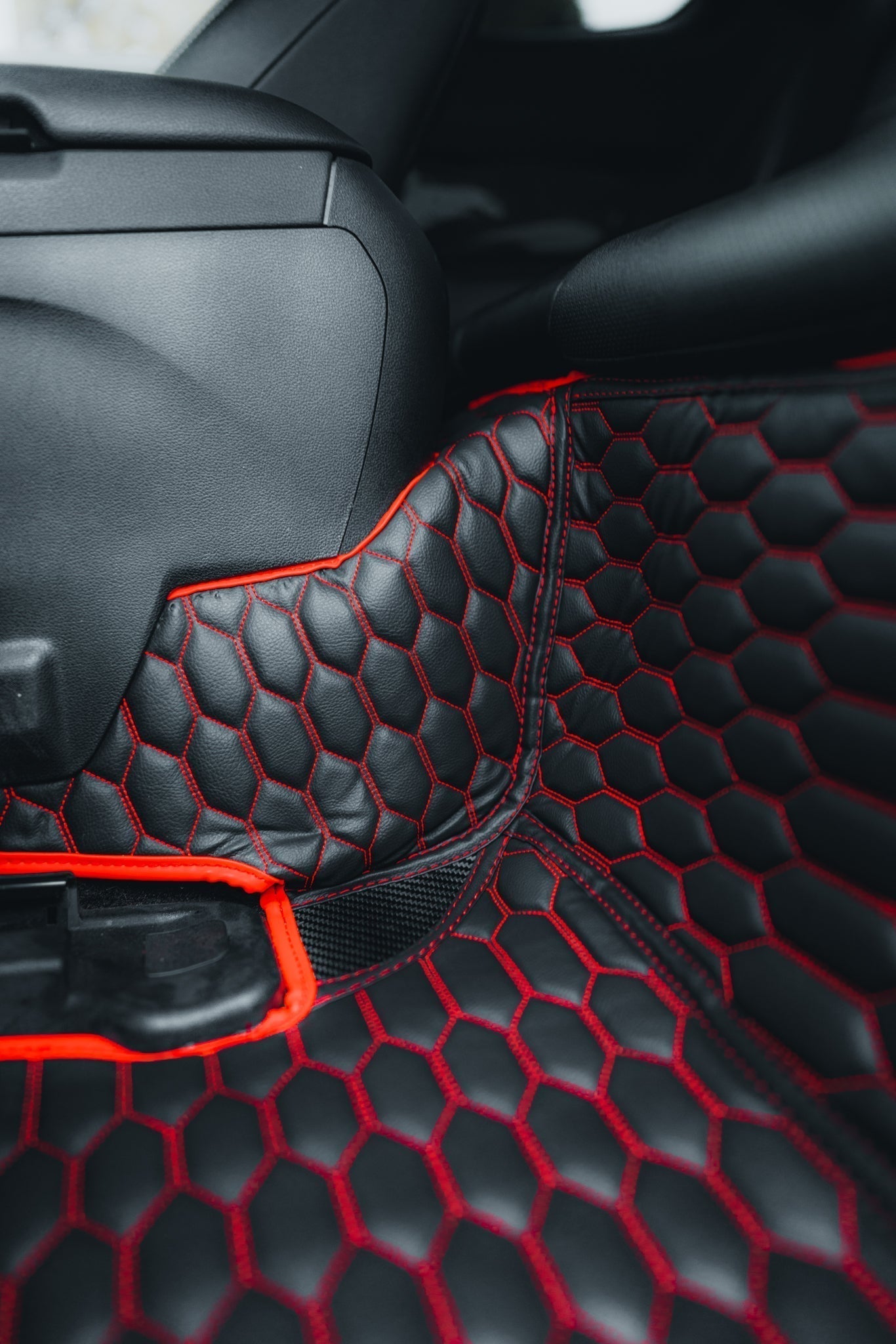 2014-2023 Infiniti Q60 Corsa Series Carbon Fiber Floor Mats