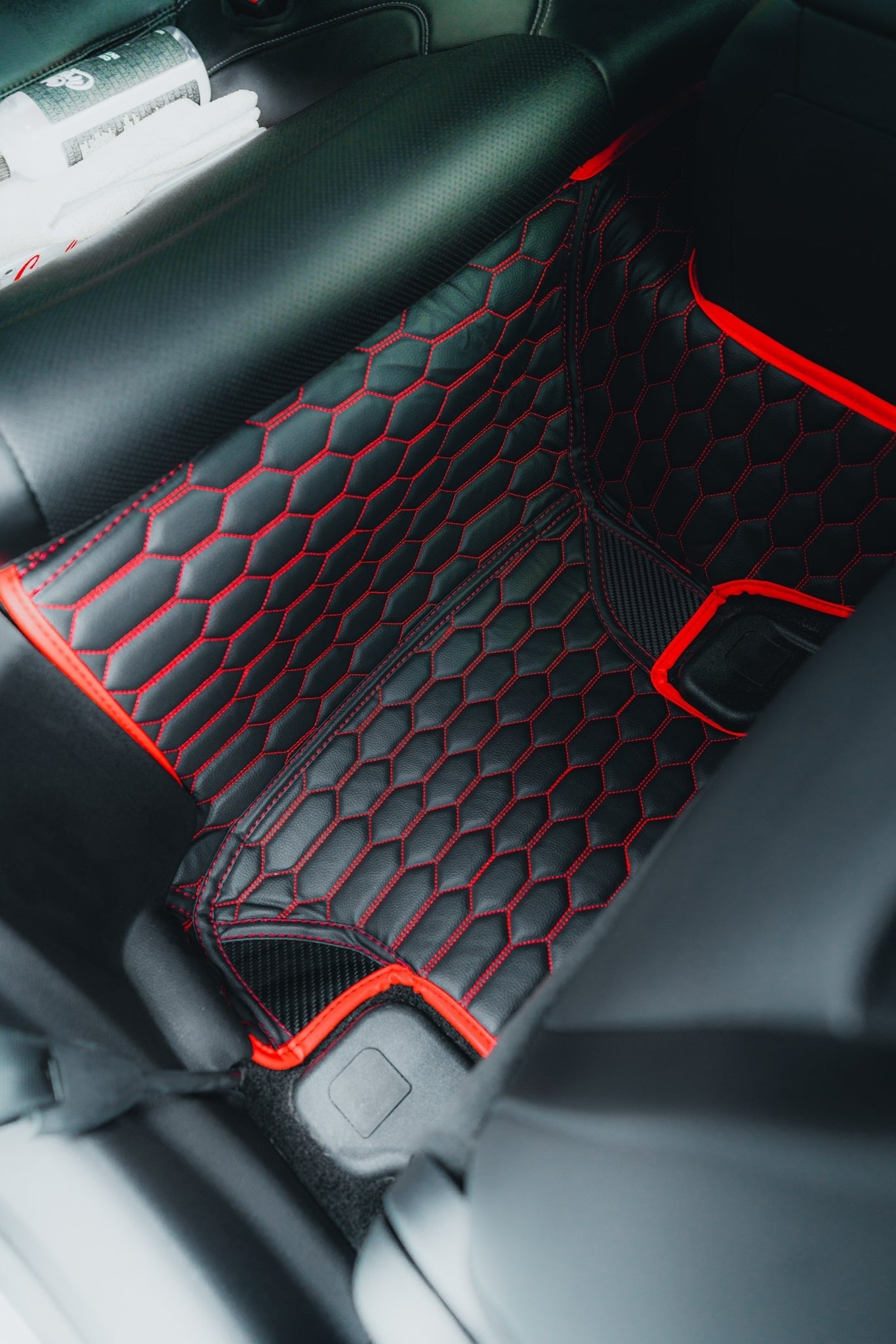 2015-2023 Ford Mustang Corsa Series Carbon Fiber Floor Mats