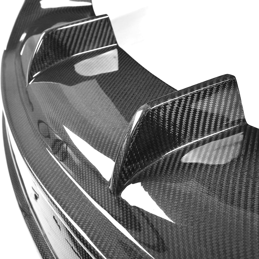 DynaCarbon™️ Carbon Rear Bumper Diffuser with Splitters for Tesla Model S 2016-2017