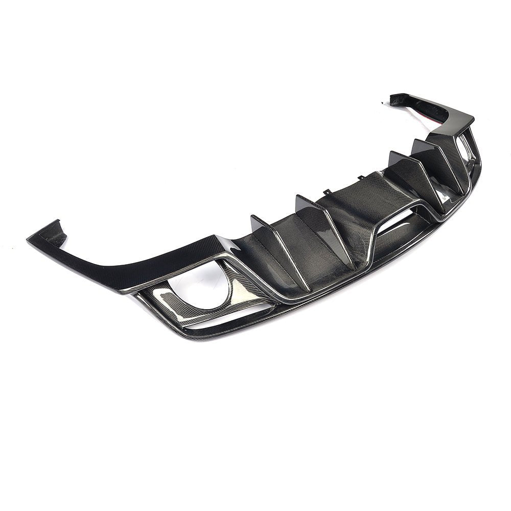 DynaCarbon™️ Carbon Rear Bumper Diffuser for Ford Mustang (Fits Ecoboost and GT Models) 2015-2017