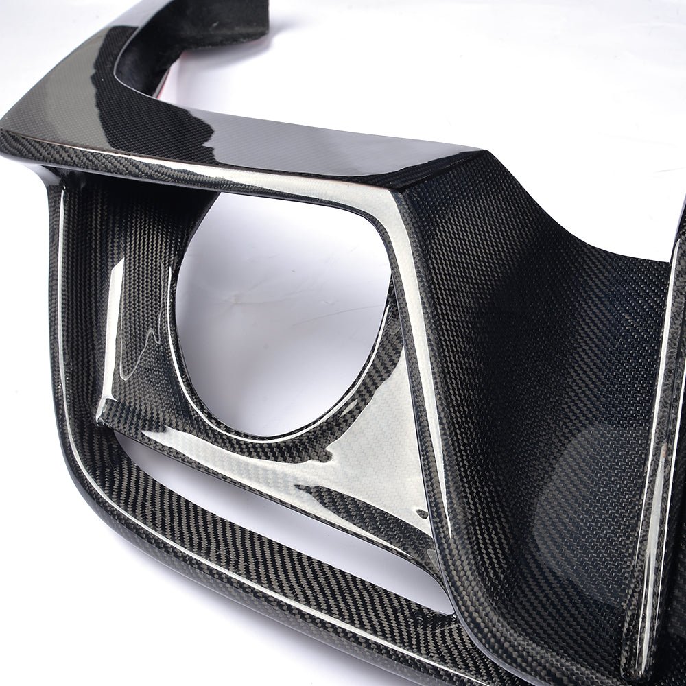 DynaCarbon™️ Carbon Rear Bumper Diffuser for Ford Mustang (Fits Ecoboost and GT Models) 2015-2017