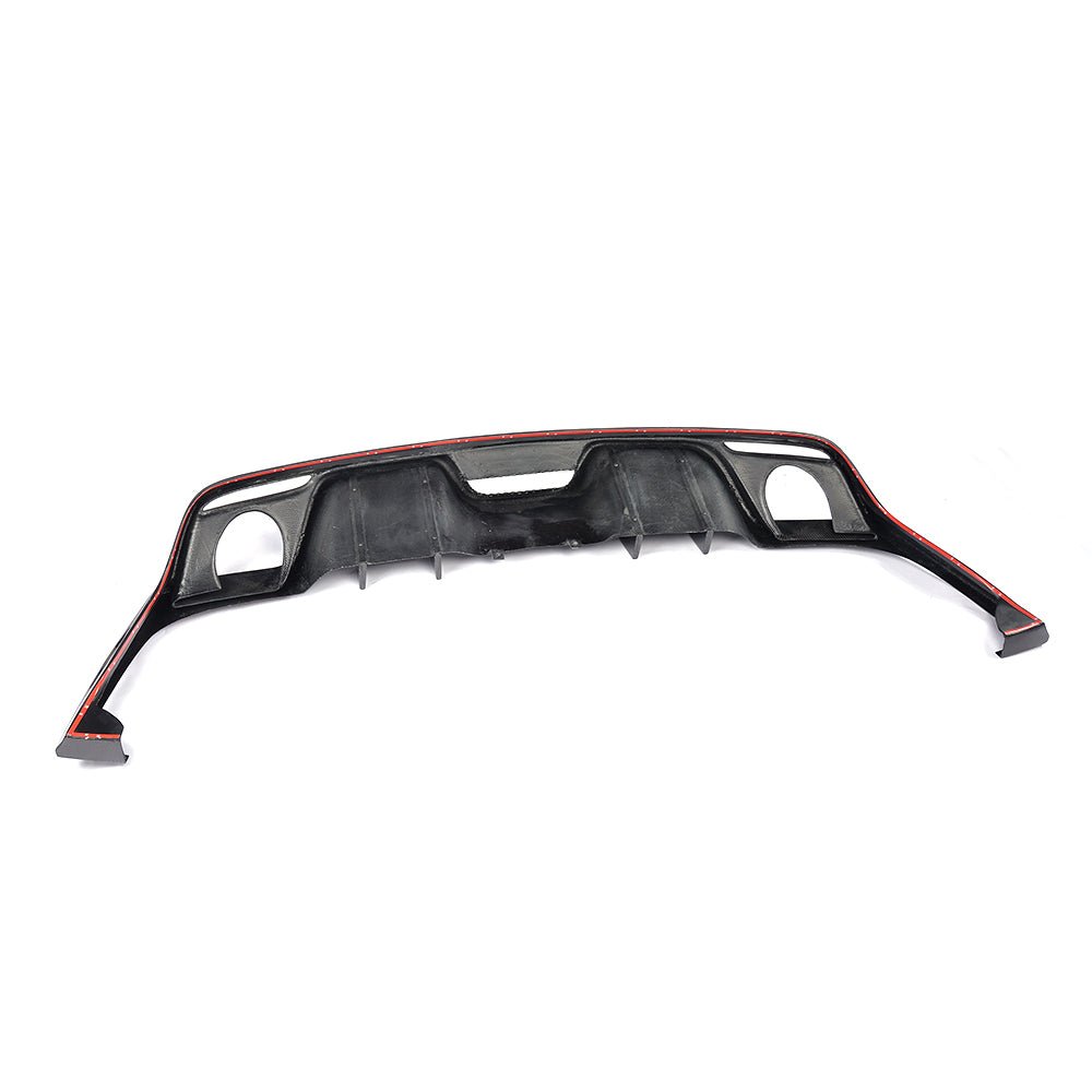 DynaCarbon™️ Carbon Rear Bumper Diffuser for Ford Mustang (Fits Ecoboost and GT Models) 2015-2017