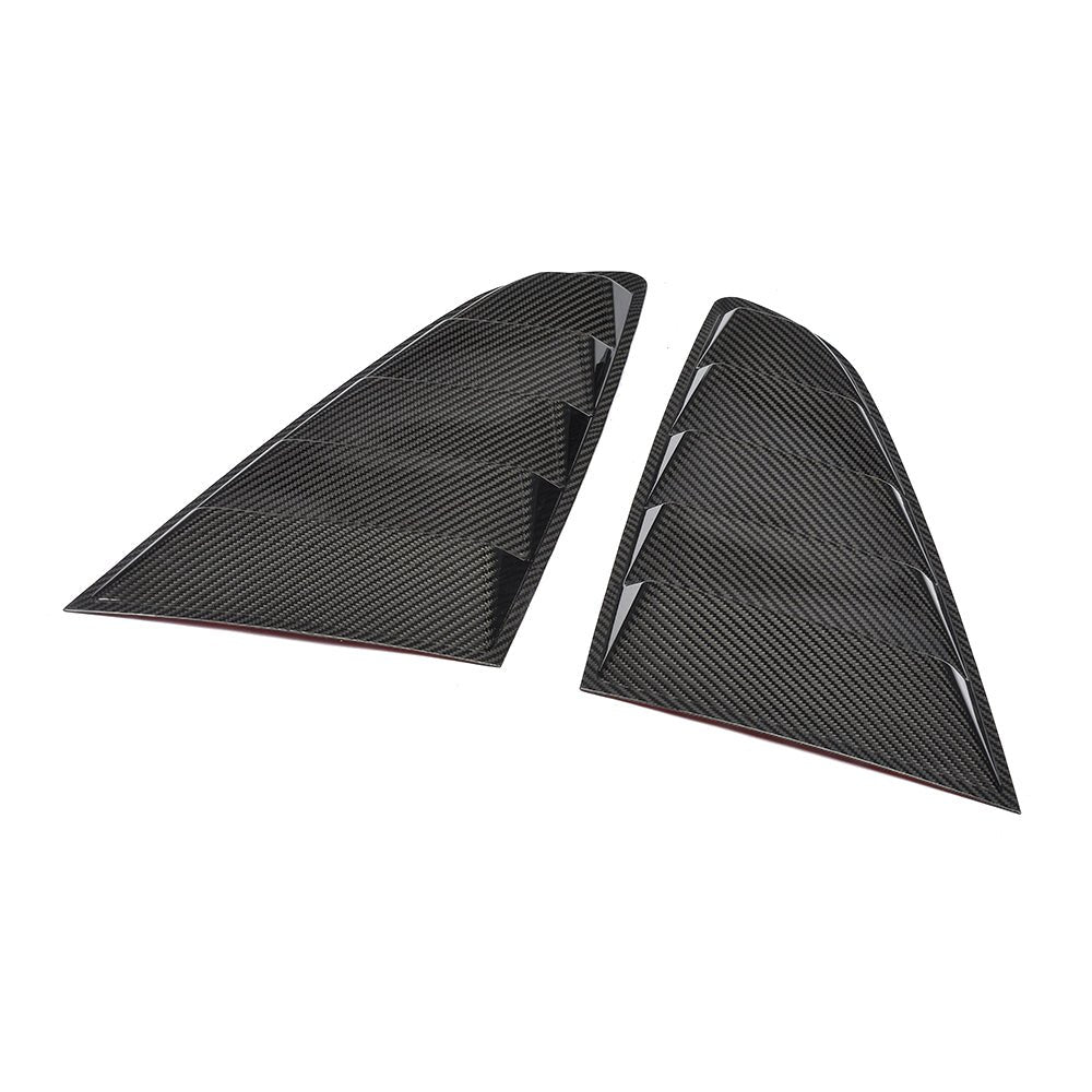 DynaCarbon™️ Carbon Rear Window Louver for Ford Mustang Coupe 2015-2023 (Fits All Models)