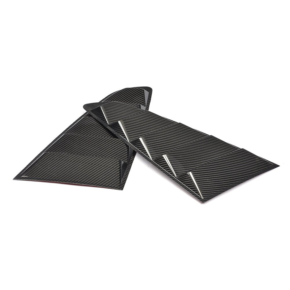 DynaCarbon™️ Carbon Rear Window Louver for Ford Mustang Coupe 2015-2023 (Fits All Models)