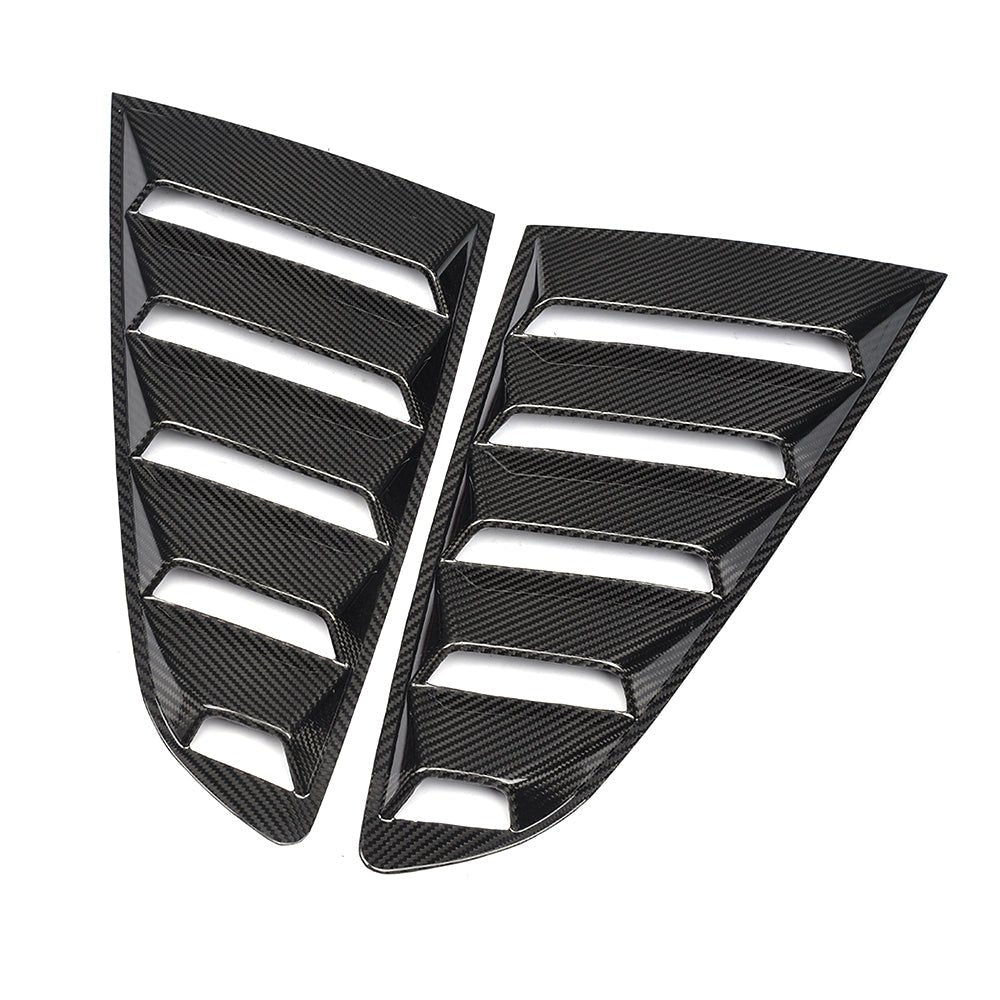 DynaCarbon™️ Carbon Rear Window Louver for Ford Mustang Coupe 2015-2023 (Fits All Models)