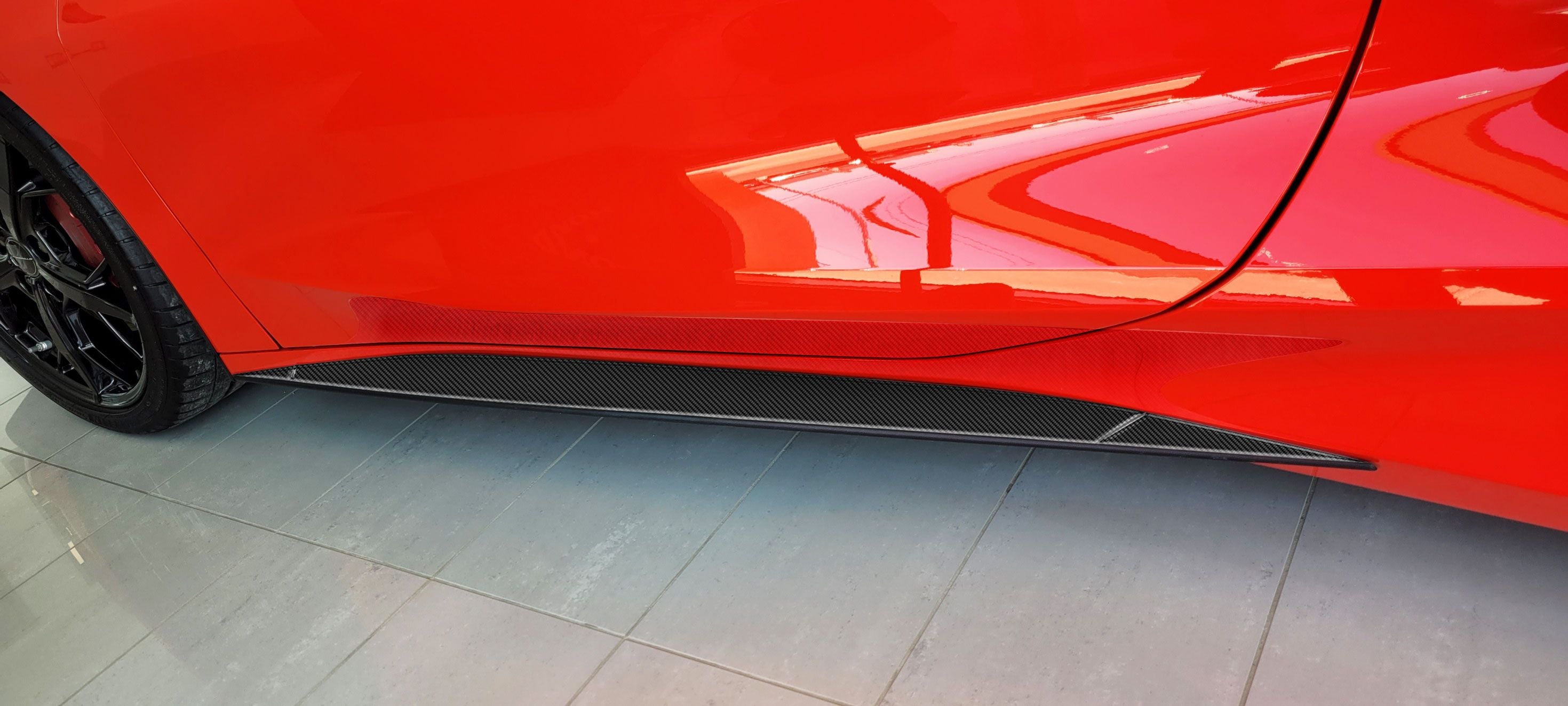 DynaCarbon™️ Carbon Rocker Panels Chevrolet Corvette 2020-2025