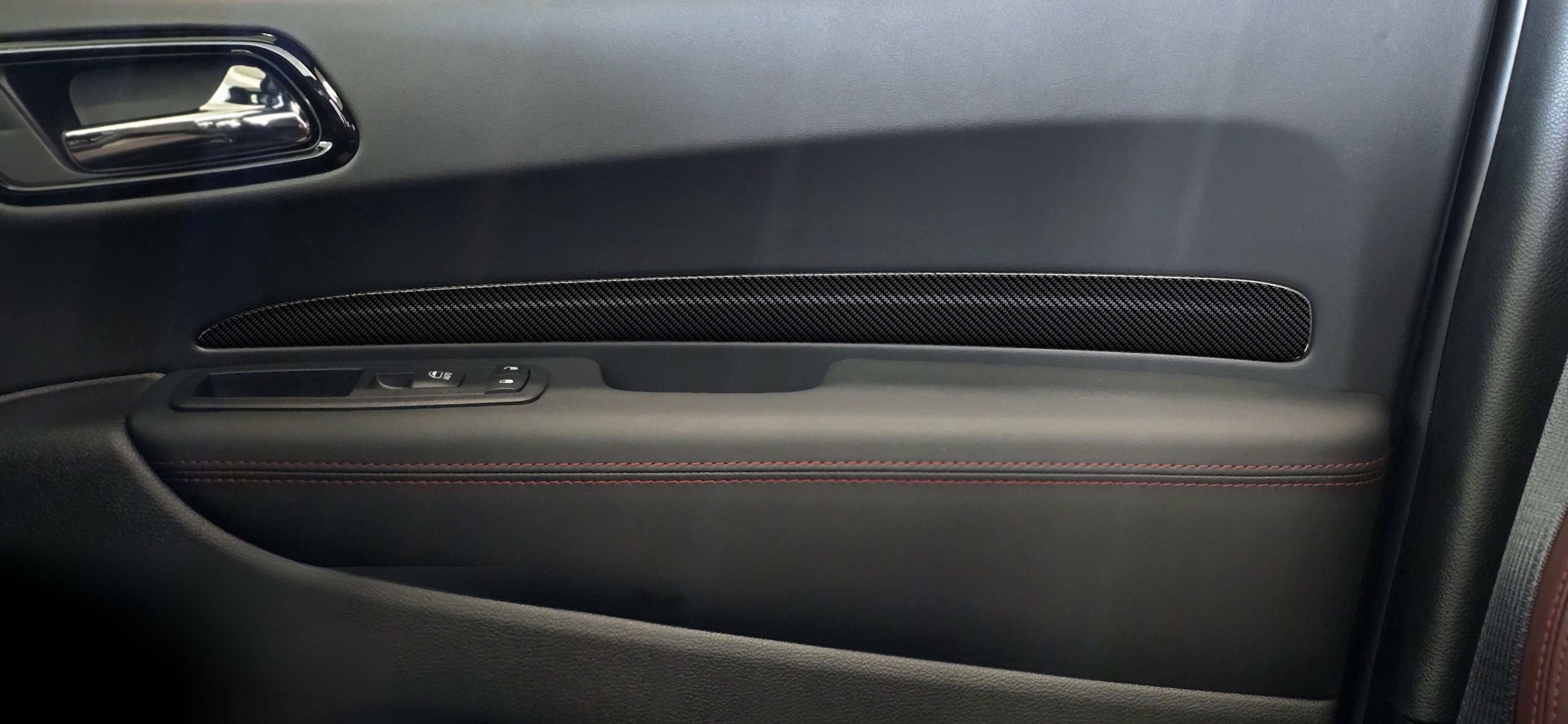 DynaCarbon™️ Fiber Door Panels Trim Dodge Durango 2021-2026