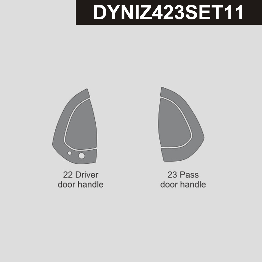 DynaCarbon™️ Carbon Fiber Exterior Door Handles Trim Nissan Z 2023-2026