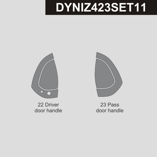 DynaCarbon™️ Carbon Fiber Exterior Door Handles Trim Nissan Z 2023-2026