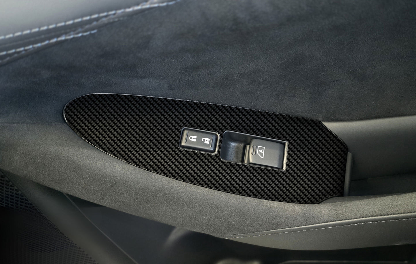DynaCarbon™️ Carbon Fiber Door Window Control Trim Nissan Z 2023-2026