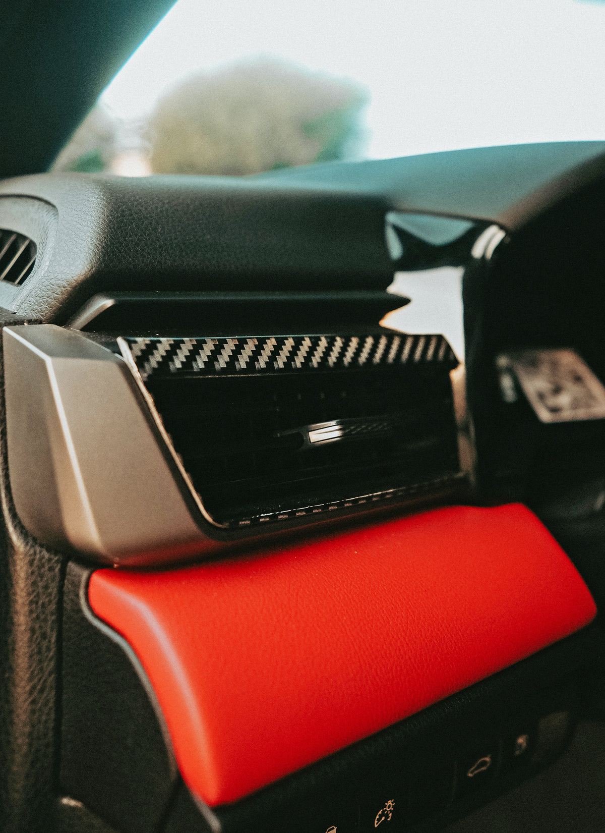 DynaCarbon™️ Carbon Fiber Driver Vent Trim Toyota Camry 2025-UP