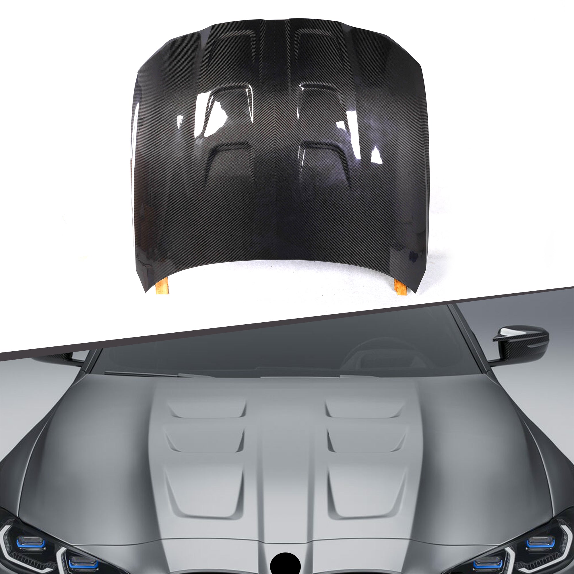 DynaCarbon™️ Carbon Engine Hood for BMW G80 G82 G83 M3 M4 2021-2026