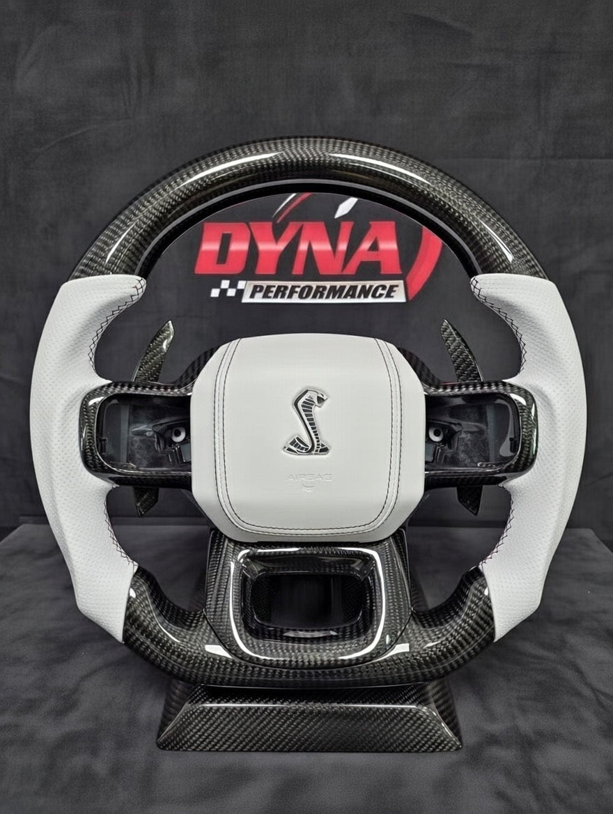 2024+ Ford F-150 Raptor Steering Wheel (button surround trims included)