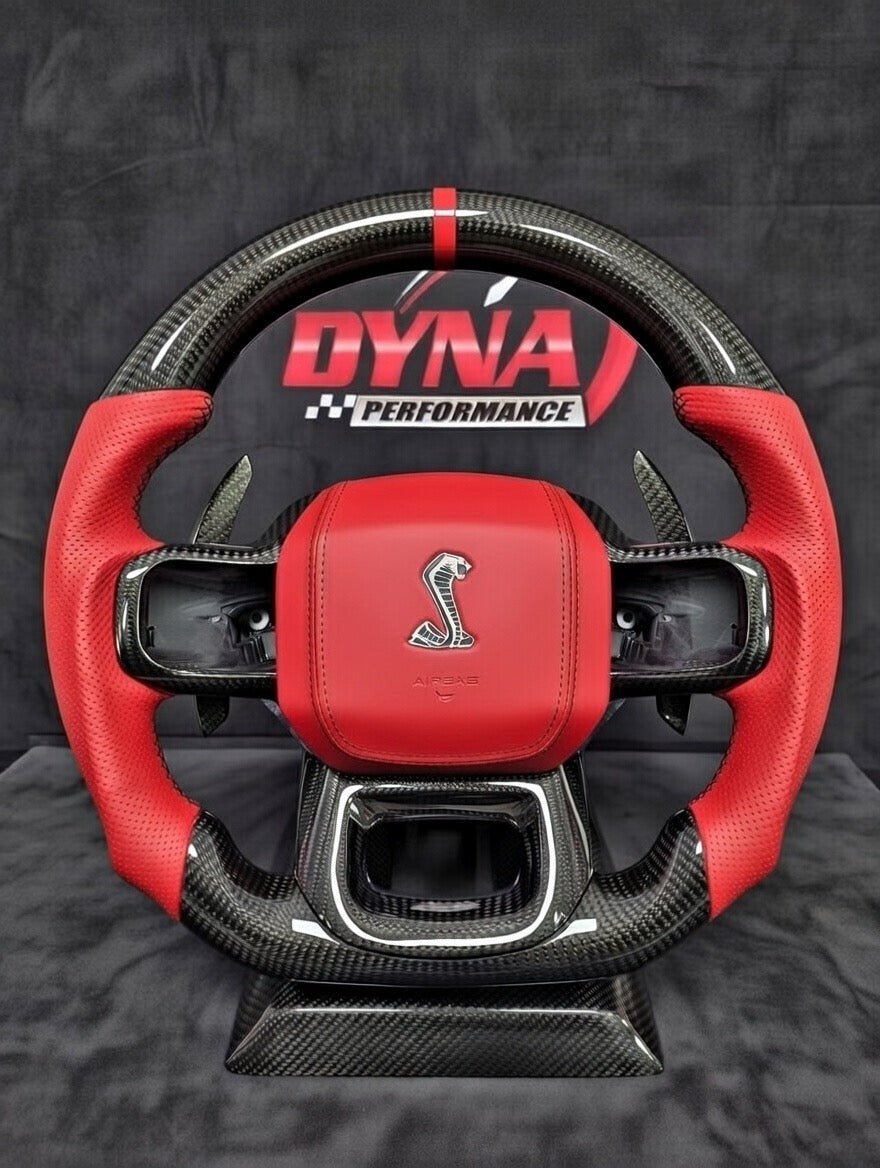 2024+ Ford F-150 Raptor Steering Wheel (button surround trims included)