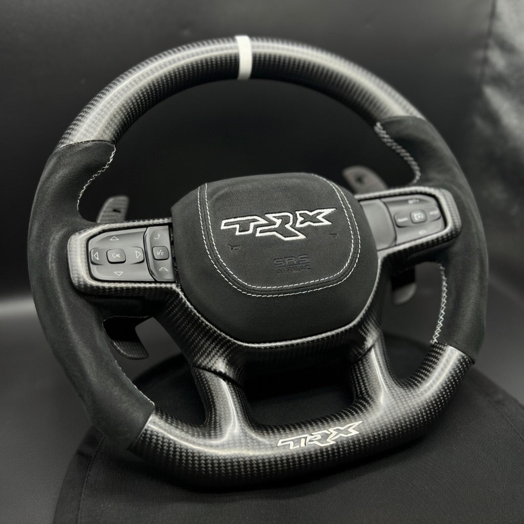 2021+ Dodge Ram 1500 TRX Steering Wheel (button surround trims included)