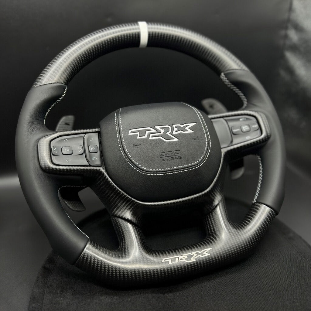 2021+ Dodge Ram 1500 TRX Steering Wheel (button surround trims included)