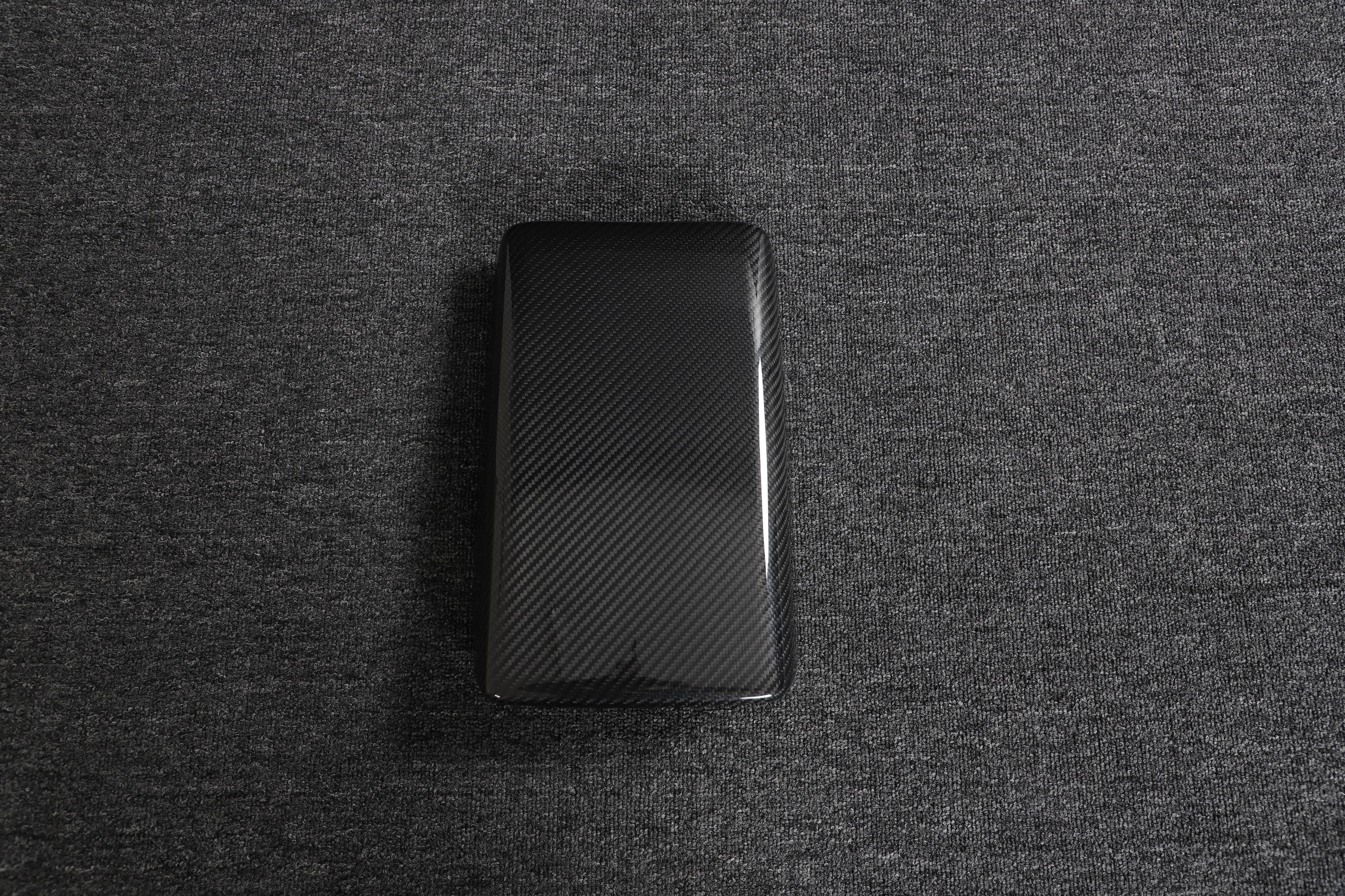 DynaCarbon™️ Carbon Central Control Armrest Box Cover for Tesla Model 3/Y 2016-2023