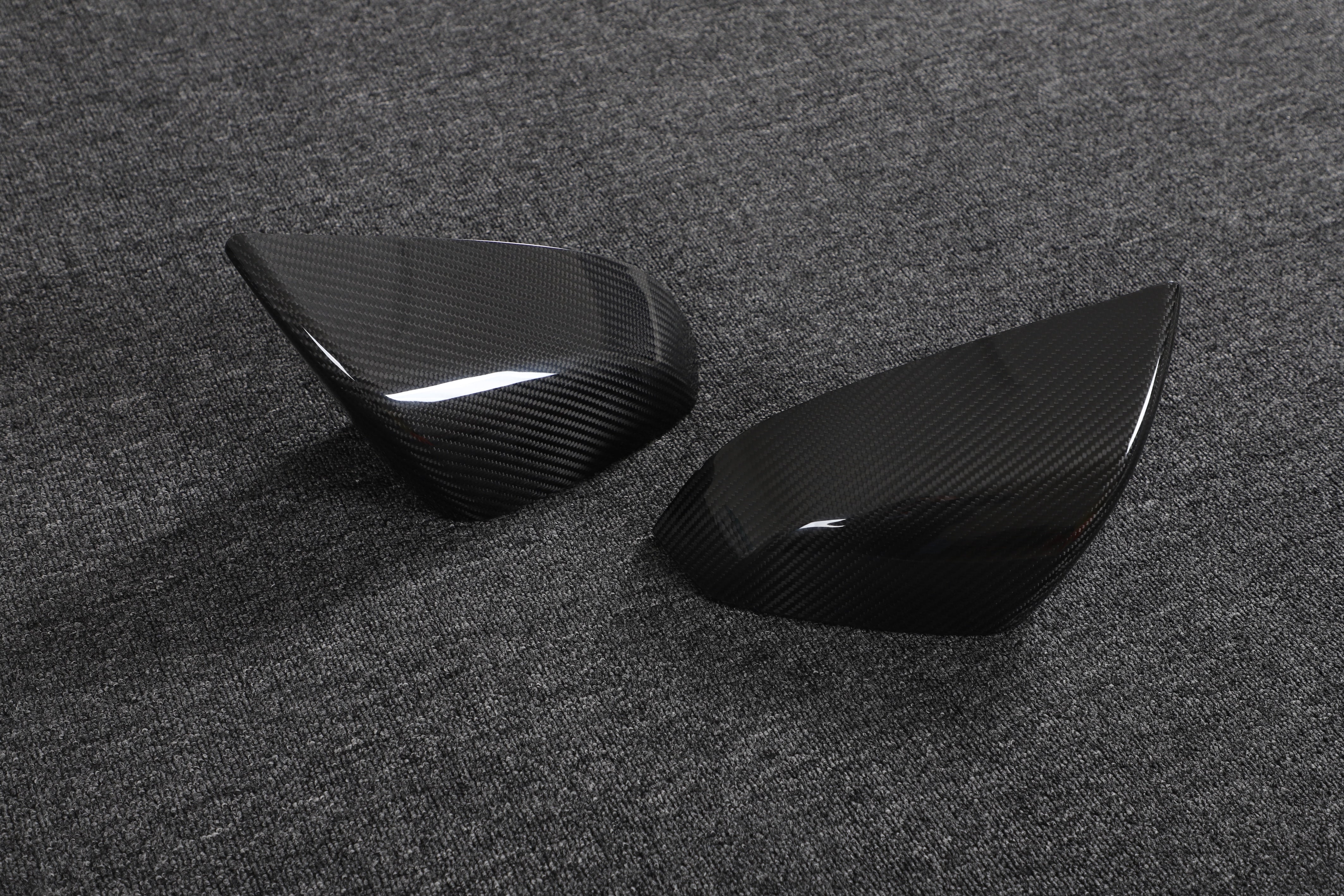 DynaCarbon™️ Carbon Side Mirror Cover for Tesla Model S Plaid 2021-2023