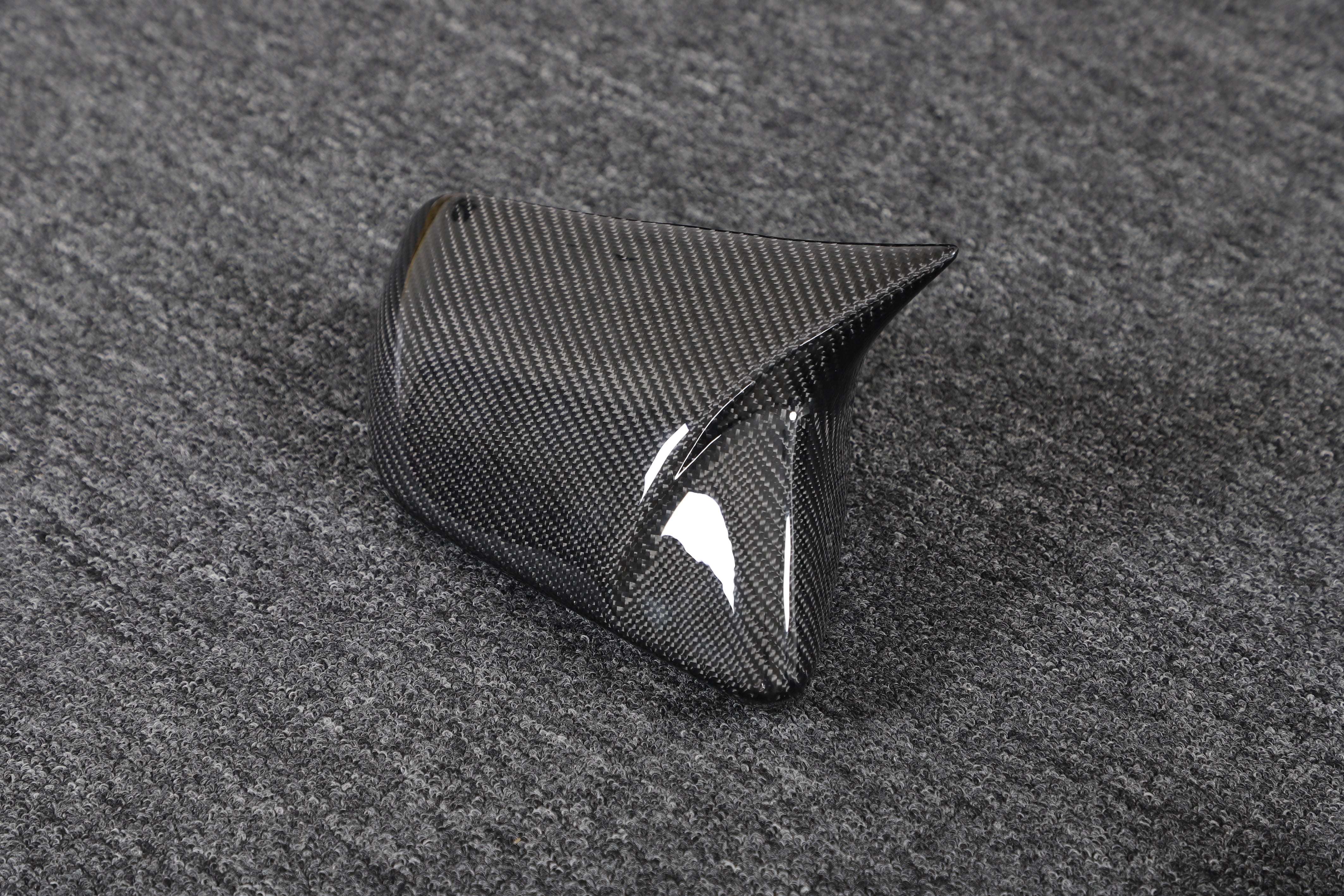 DynaCarbon™️ Carbon Side Mirror Cover WITH Lane Assist for Ford Mustang 2015-2023