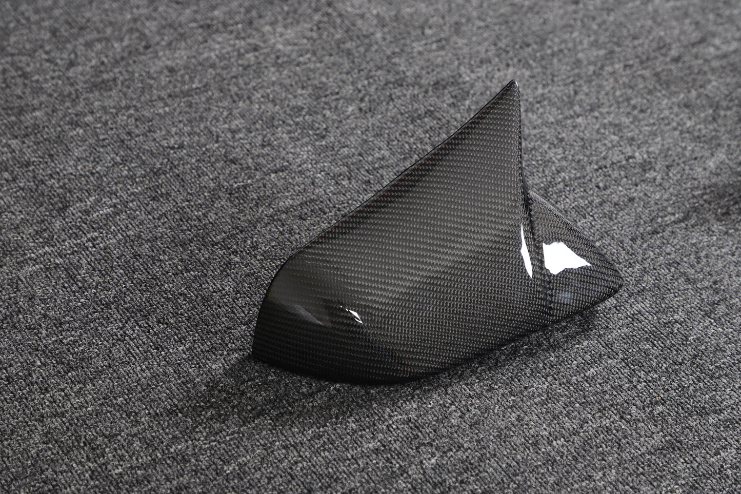 DynaCarbon™️ Carbon Side Mirror Cover WITH Lane Assist for Ford Mustang 2015-2023