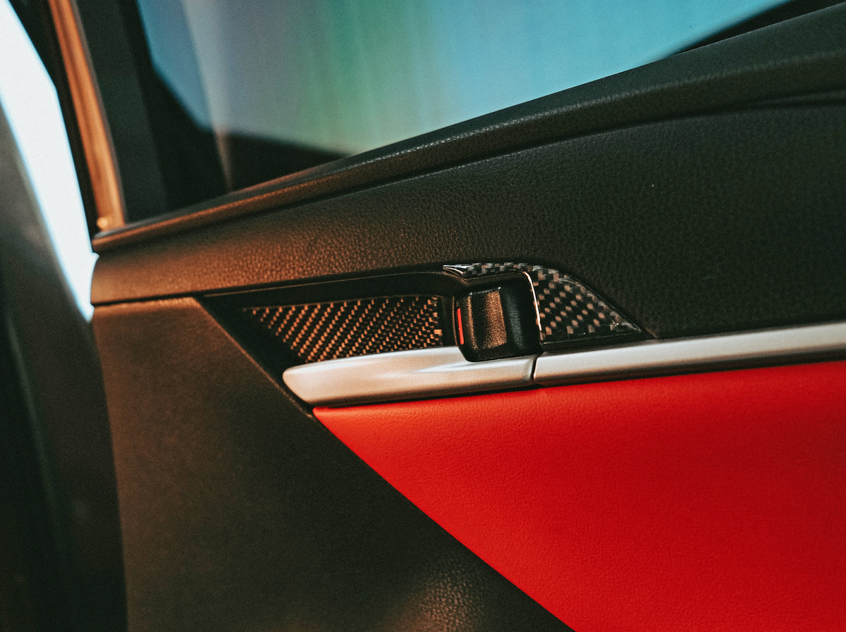 DynaCarbon™️ Carbon Fiber Inner Bowl 4pcs and Stripes Trim Toyota Camry 2025-UP