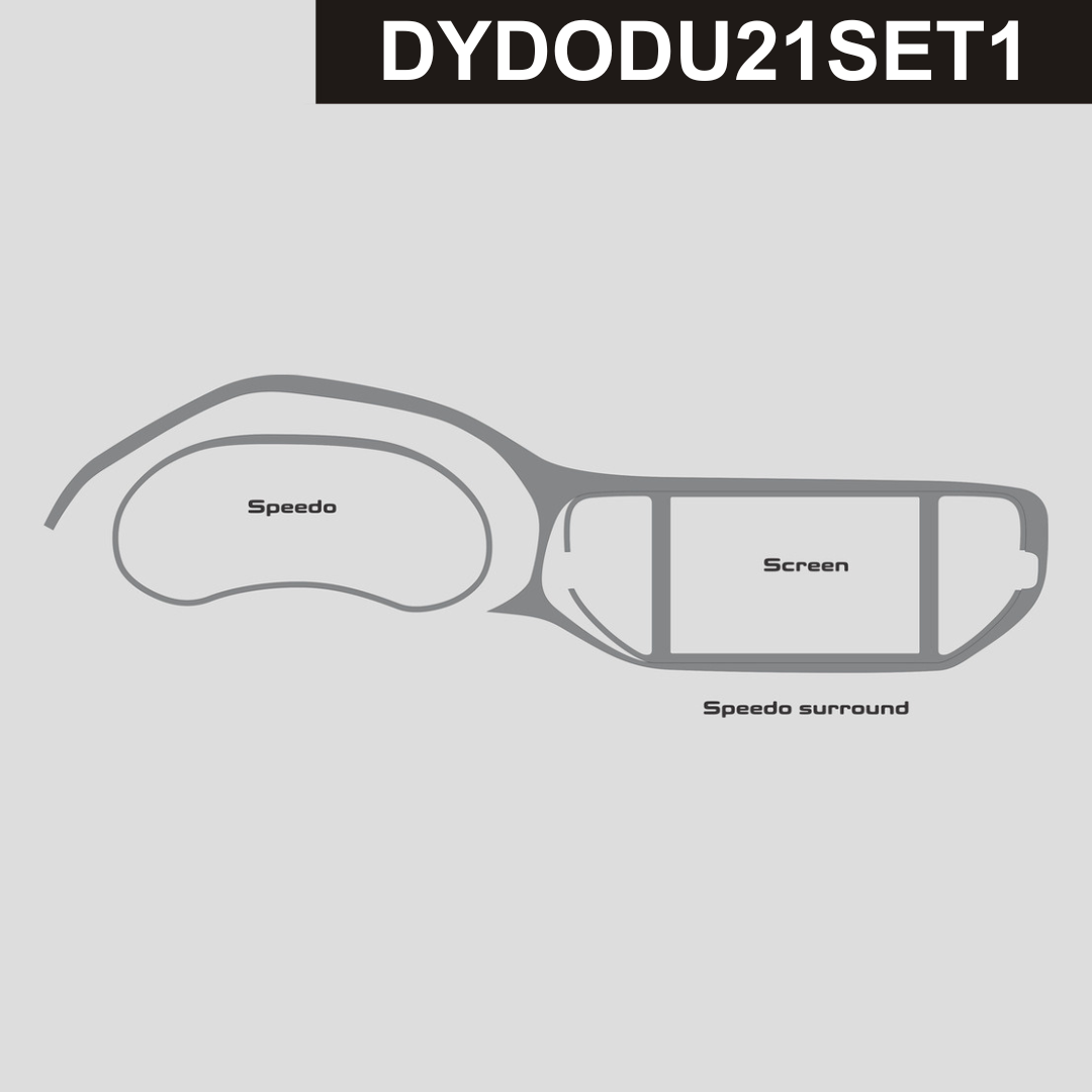 DynaCarbon™️ Carbon Fiber Infotainment and Cluster Dodge Durango 2021-2026