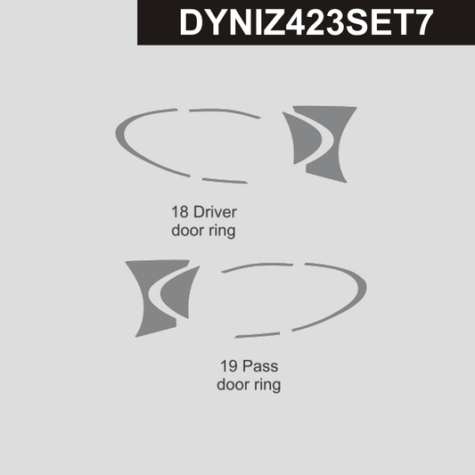 DynaCarbon™️ Carbon Fiber Door Ring Trim Nissan Z 2023-2026