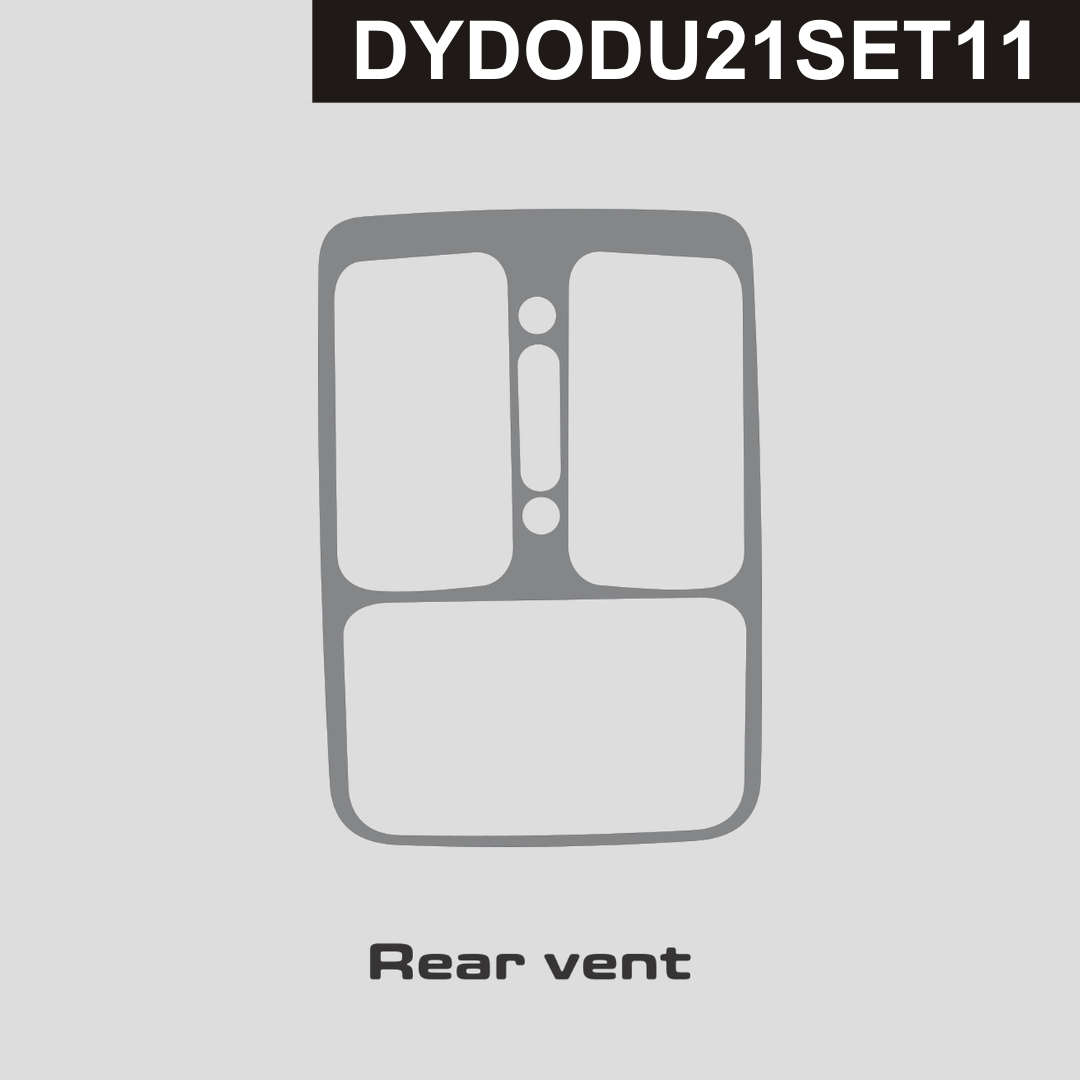 DynaCarbon™️ Carbon Fiber Rear Vent Trim Dodge Durango 2021-2026