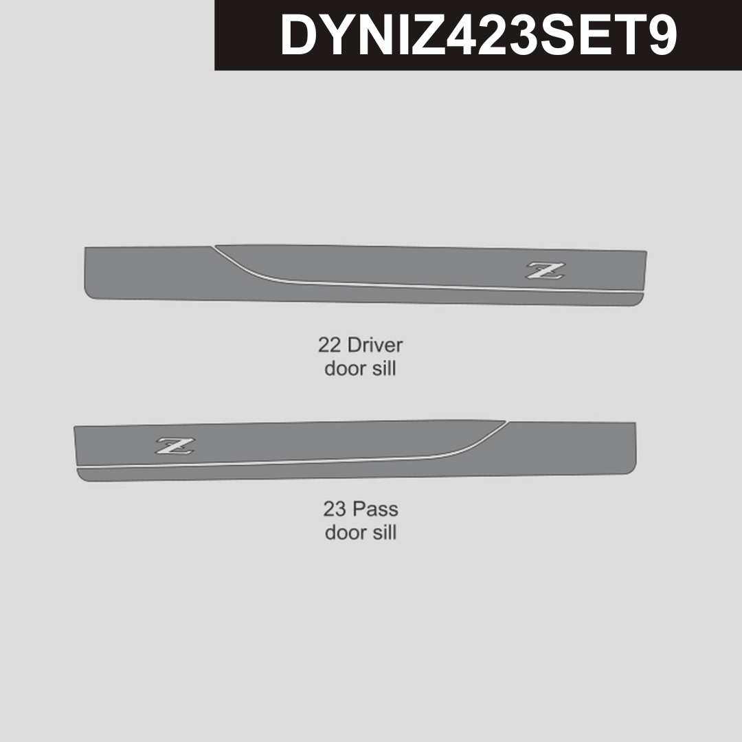 DynaCarbon™️ Carbon Fiber Door Sills Trim Nissan Z 2023-2026