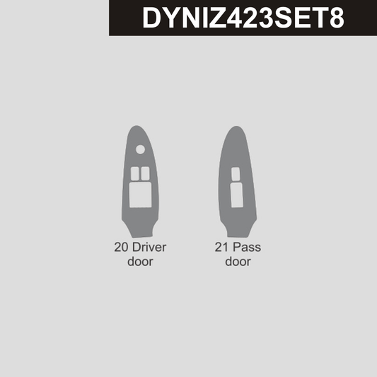DynaCarbon™️ Carbon Fiber Door Window Control Trim Nissan Z 2023-2026