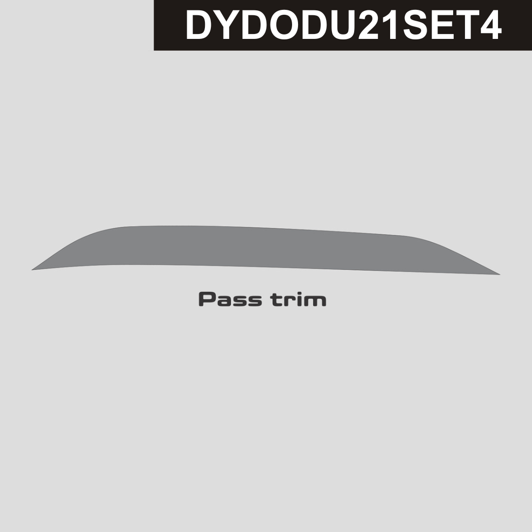 DynaCarbon™️ Carbon Fiber Passenger Trim Dodge Durango 2021-2026