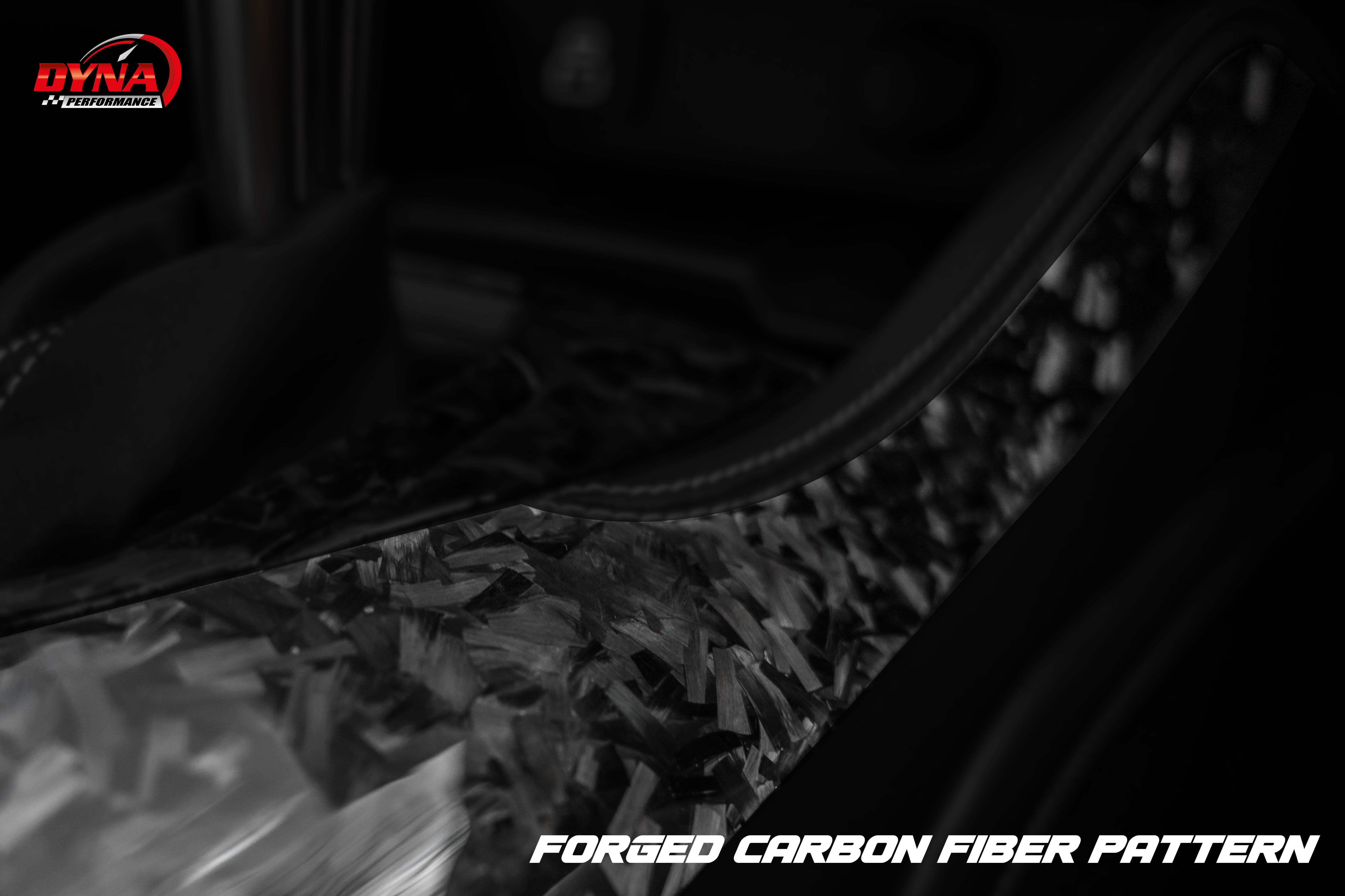 DynaCarbon™ Carbon LHD Full Center Console Shifter trim for Ford Mustang 2024-2026